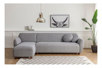 Sarokkanapé Edoletta 1 (B) (világosszürke)