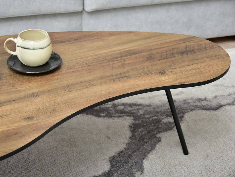 Stolić za kavu Sirius (orah + crna)