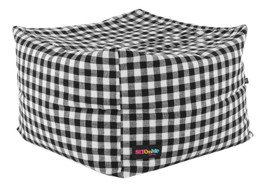 Taburetka Krast (čierna + biela)