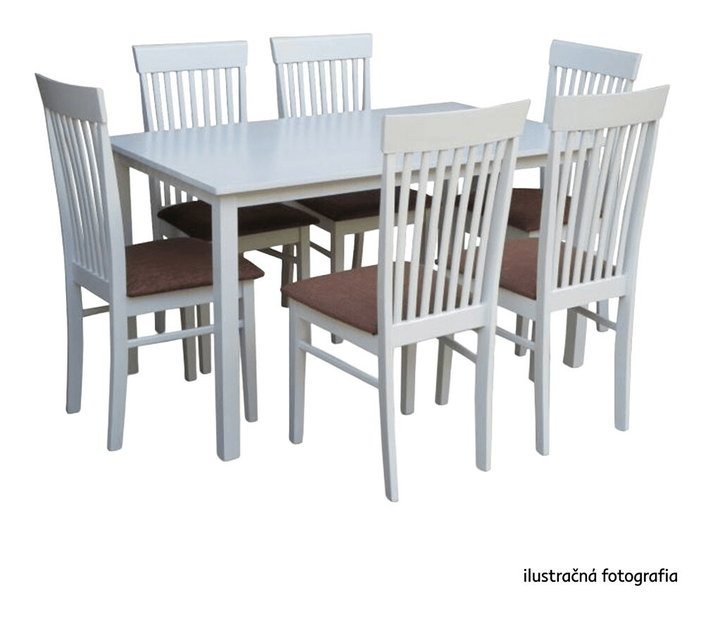 Blagovaonski stol 110 cm Astre (bijela)