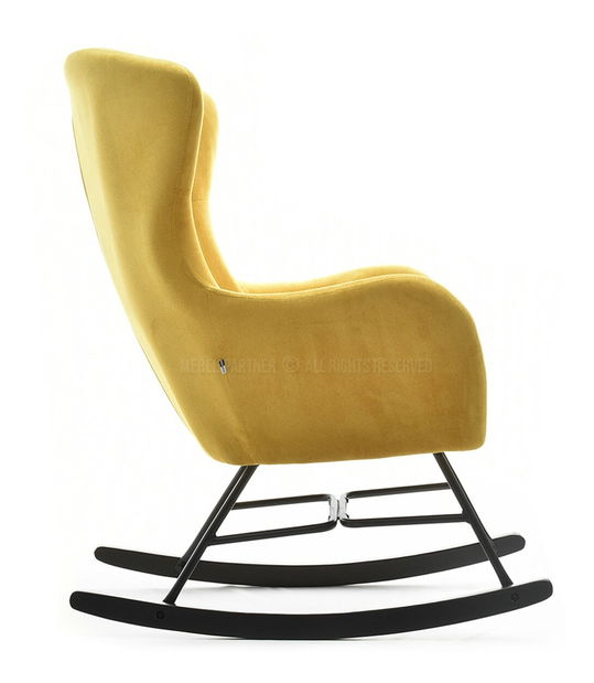 Fotelja Nesia (žuta + crna)