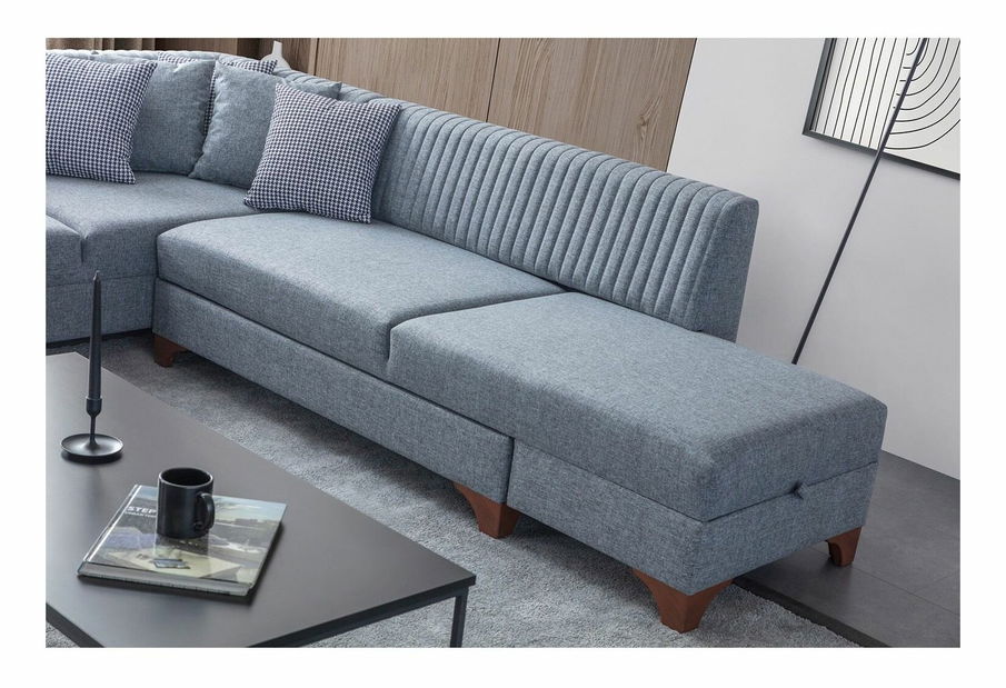 Rohová sedačka Westy (sivá) (P)