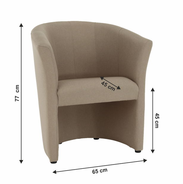 Fotoliu Cubali (Bej)