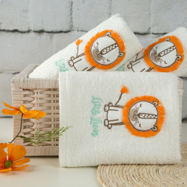 Set prosoape 50x90 cm Bambino 40 (6 buc) (alb)