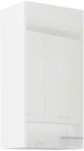 Horná kuchynská skrinka Lavera 45 G-90 1F (korpus: biela + front: lesk biely)