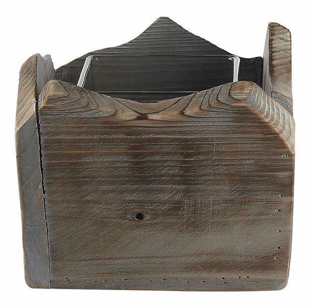 Set 2 buc. sfeșnic PELERO (lemn deschis)