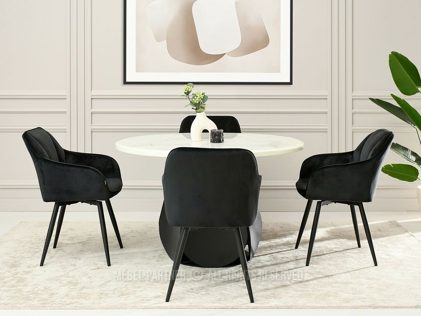 Scaun sufragerie Banistas (negru)