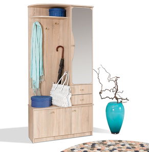 Predsieň Ganton Max (dub sonoma) (so zrkadlom) (P)