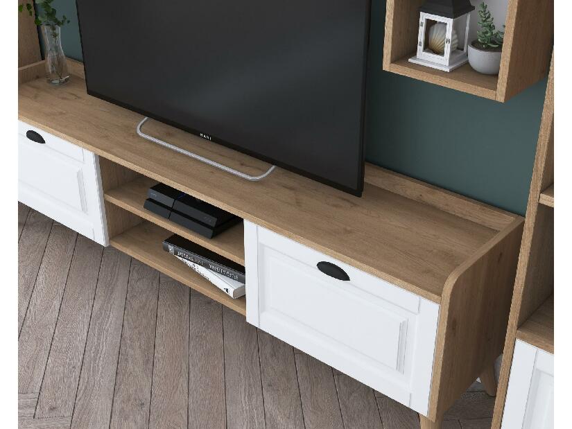 Mobilier living Kupode 6 (alb + Nuc) 