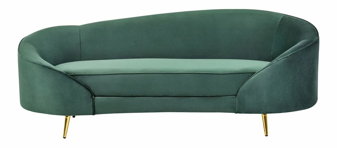 Canapea trei locuri Samella (verde) 