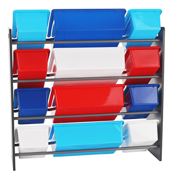 Organizator pentru jucării Kinder 1 (multicolor + gri)