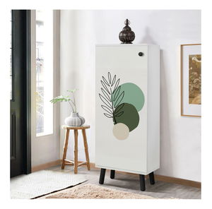 Ormarić za obuću Beside 36 (bijela + crna)