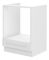 Alsó konyhaszekrény a sütőhöz Lucid 60 D GAZ BB (fehér + fehér)