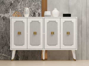 Ormarić Mutelu (bijela + zlatna)