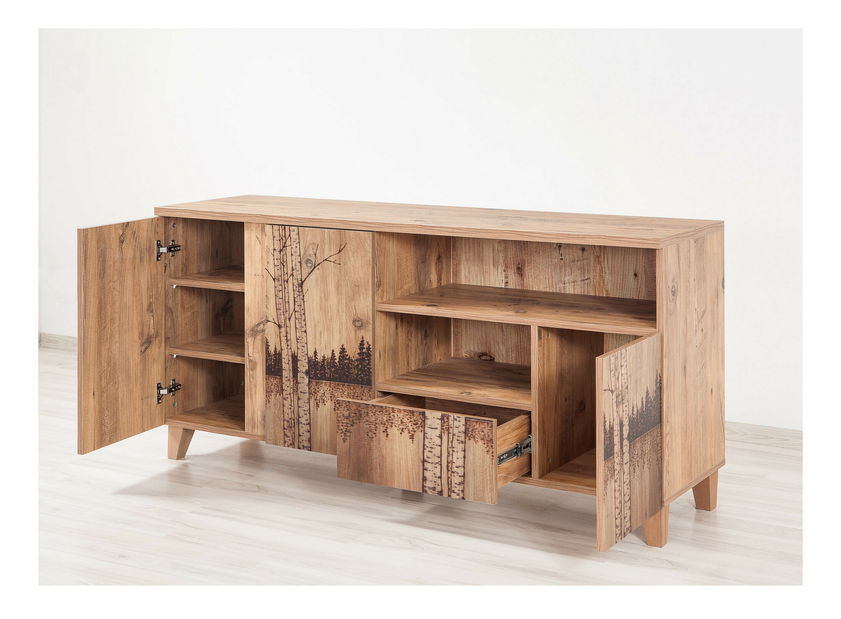 Masă TV/Dulap Merina 754 (Pin atlantic)
