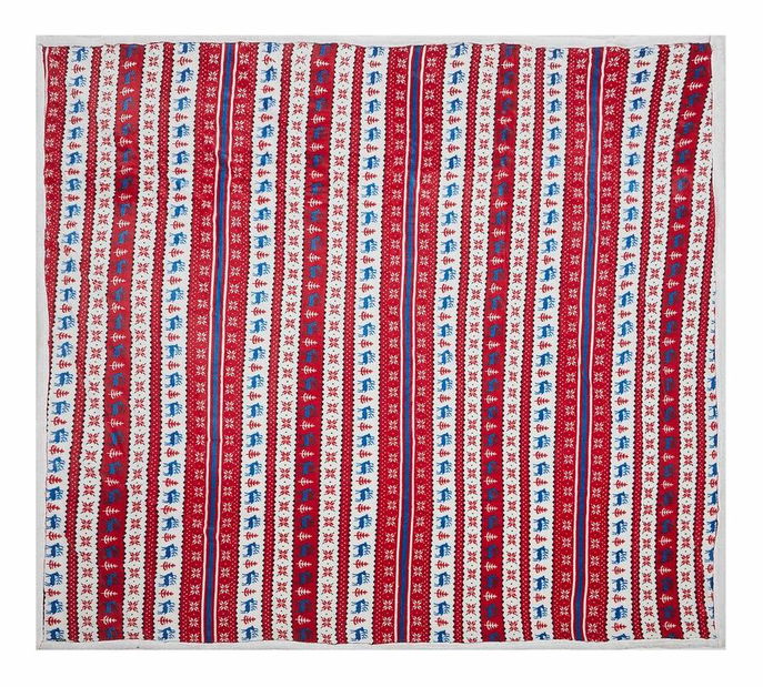 Deka 200x200 cm WINTA (červená + modrá)