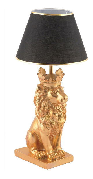 Lampă de masă Grandeleo 1 (Negru + Auriu)