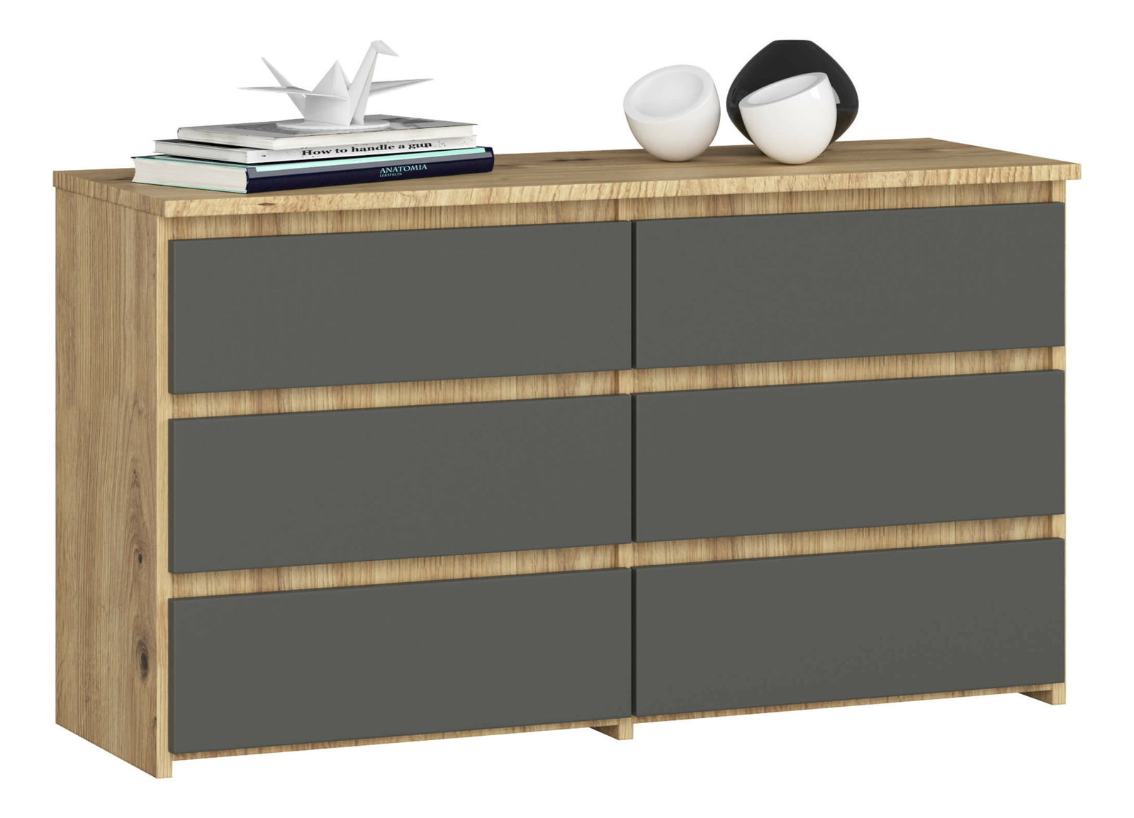 Komoda Crueldad (dub artisan + grafit)