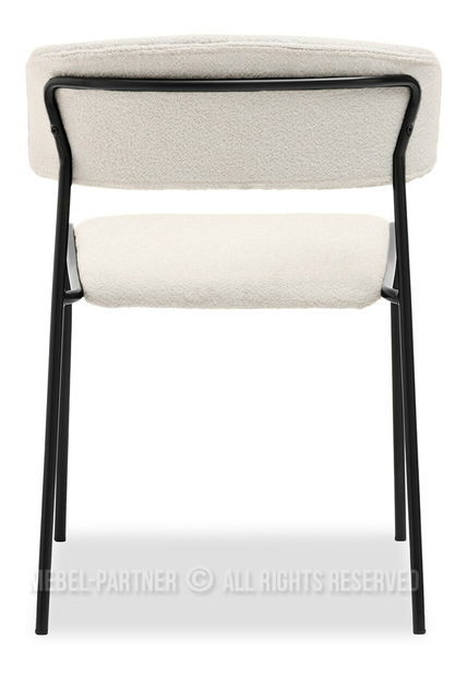 Scaun Nora (crem + negru)