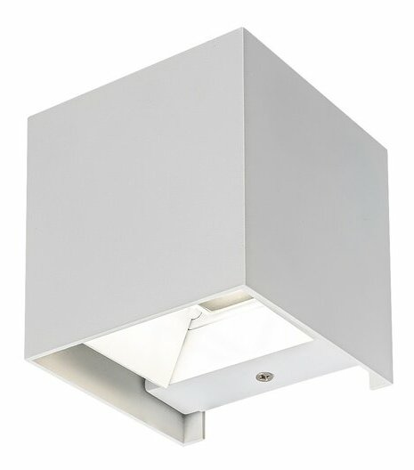 Kültéri fali lámpa Solin (matt fehér)