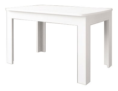 Rozkladací jedálenský stôl ORONTES (krémová + dub ancona) (pre 4 až 6 osôb)