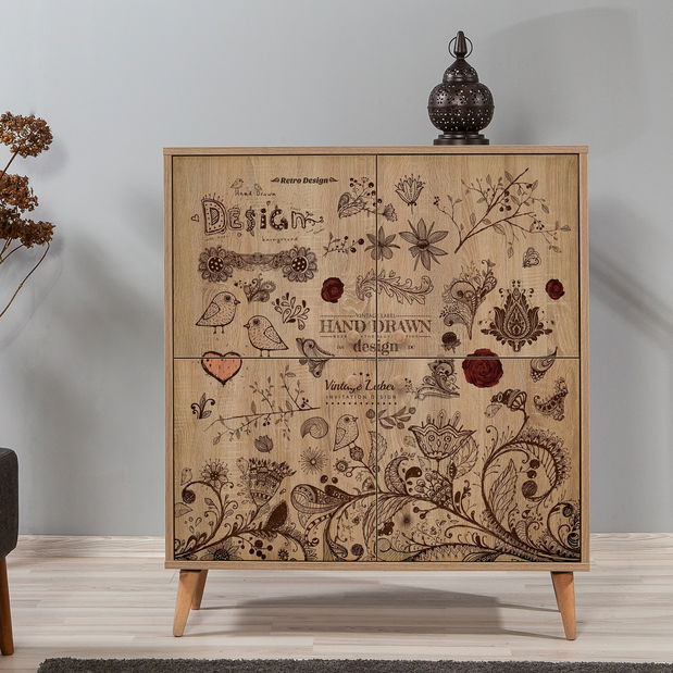 Szekrény Maluxe (szonoma tölgy)