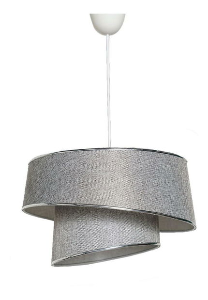 Stropna svjetiljka Luxedanto 1 (siva + srebrna)