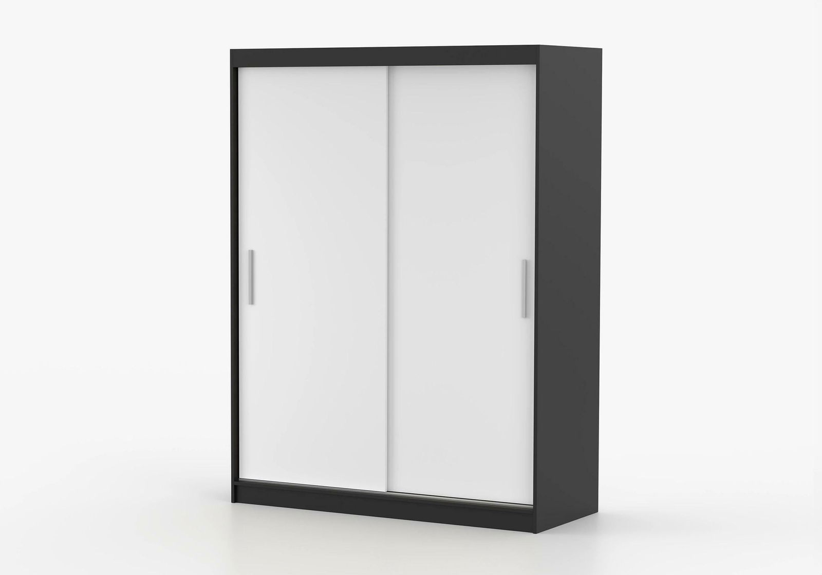 Dulap de haine Viola 04 (negru + alb)