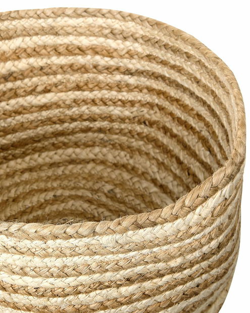 Set 3 buc coșuri depozitare Kahza (natural)