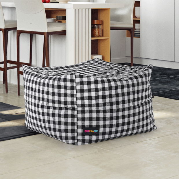 Taburetka Krast (čierna + biela)