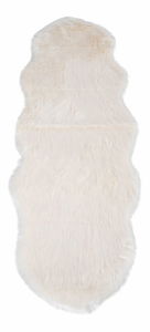 Umelá jahňacia koža Ladoria 4 (slonovinová)