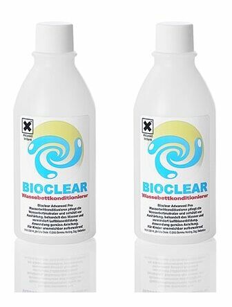 Manželská vodná posteľ 180 cm Zendaya (svetlé drevo) (s matracom)