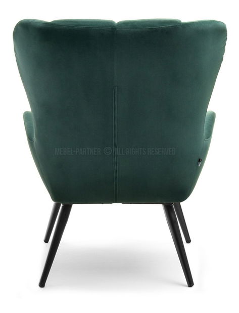 Fotelja Kikino (zelena + crna)