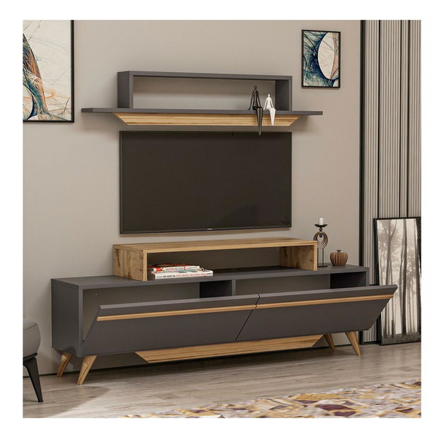 Nappali fal Tebeka 2 (dió + antracit) 