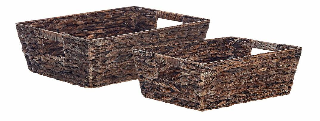 Set 2 košare Panza (smeđa)