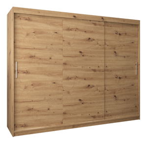 Dulap de haine 250 cm Toki (stejar artisan + stejar artisan)