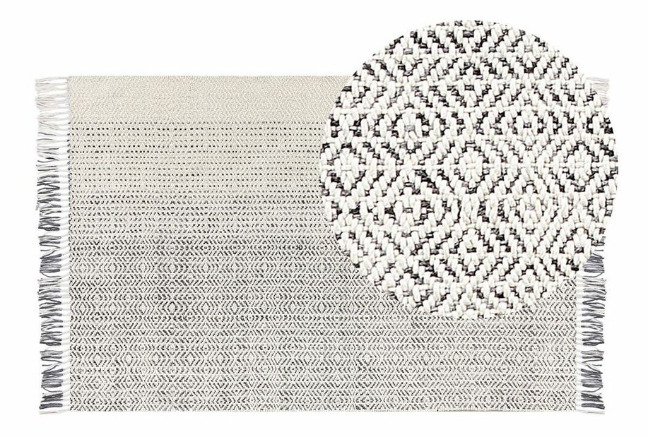 Covor 140 x 200 cm Omera (alb)