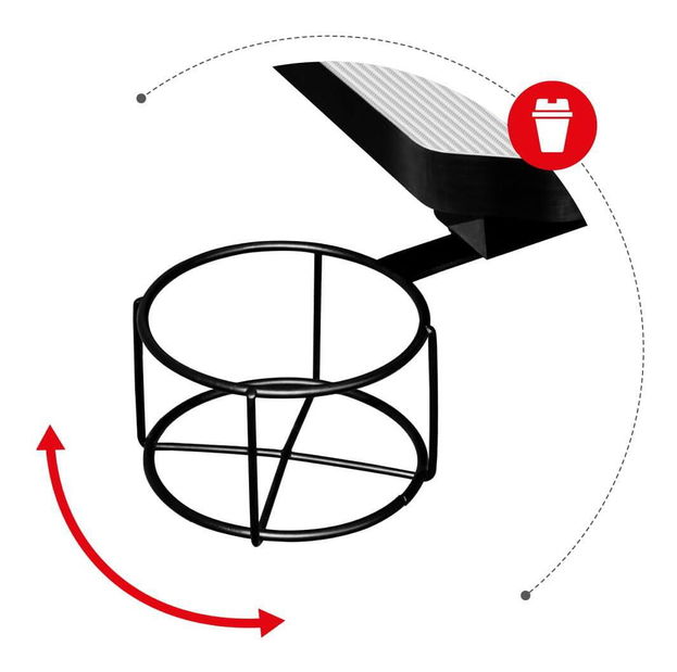 PC stolík Hyperion 2.5 (biela)