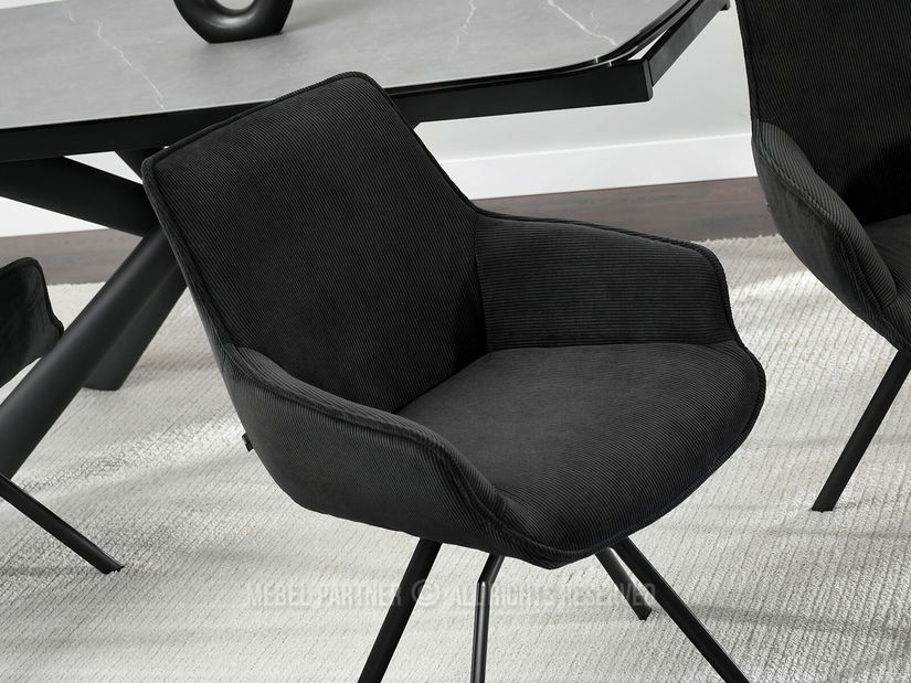 Stolička Liam (čierna)