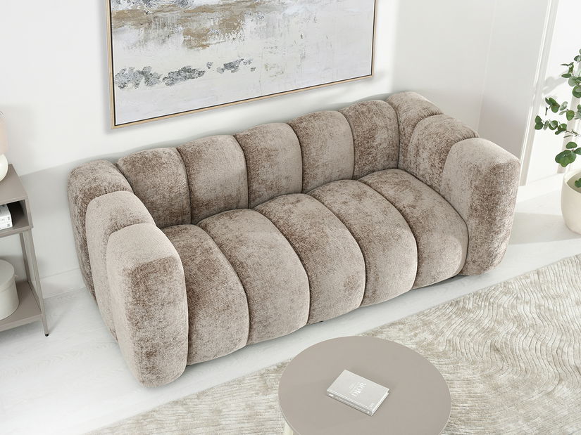 Pohovka dvojsedačka Ocupan (čierna)