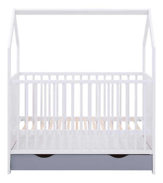 Dječji krevetić 60 cm Immi (bijela) (s prostorom za odlaganje)