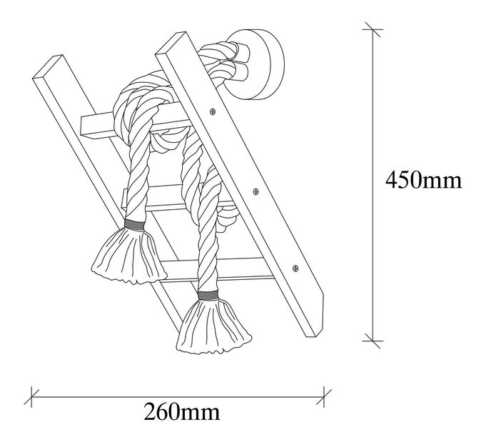Zidna svjetiljka Erby 120