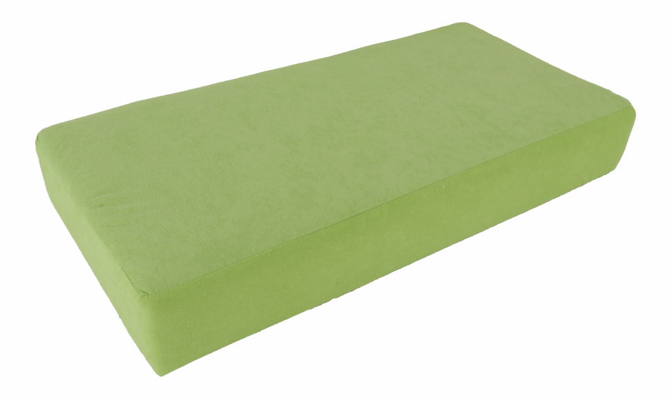 Gyerek kanapé Kubošík zöld + bézs (B)