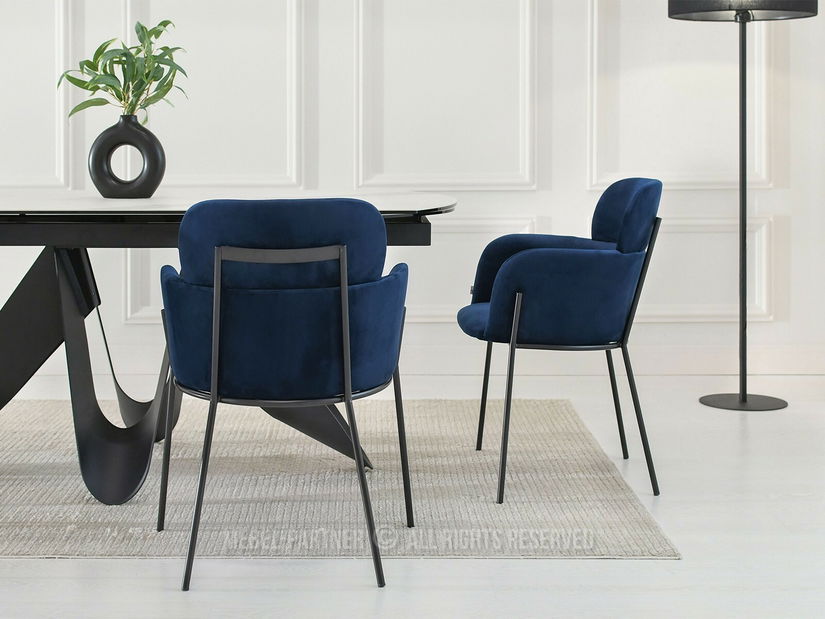 Stolica Baggie K (mornarsko plava + crna)