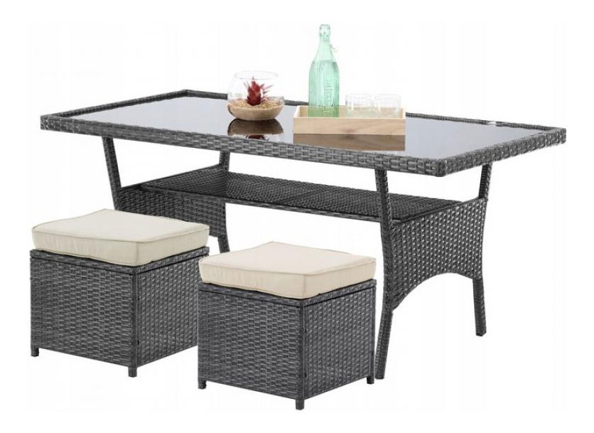 Vrtni set Klarina (siva)