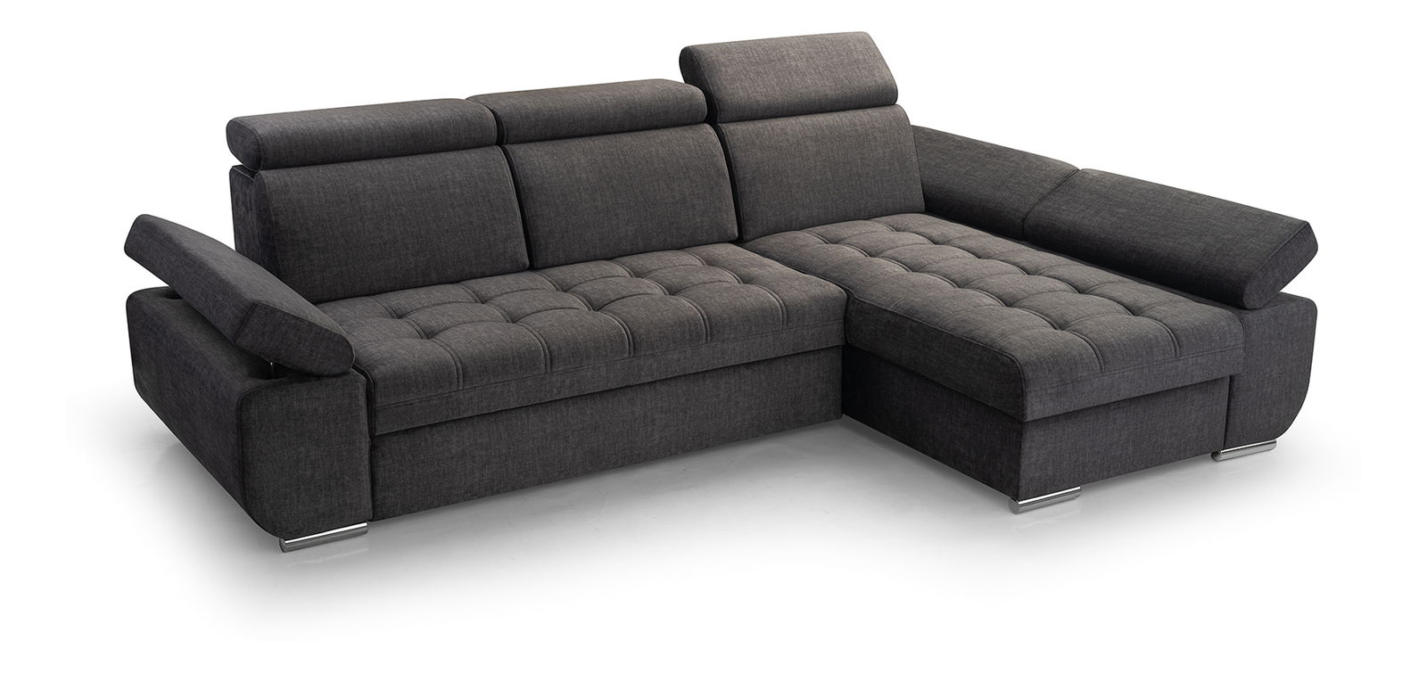 Kutna garnitura- Belona (tamno siva) (D)