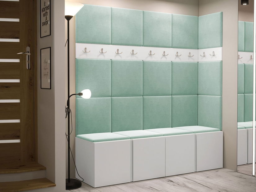 Mobilier hol Tovenaz II (stejar artisan + negru)