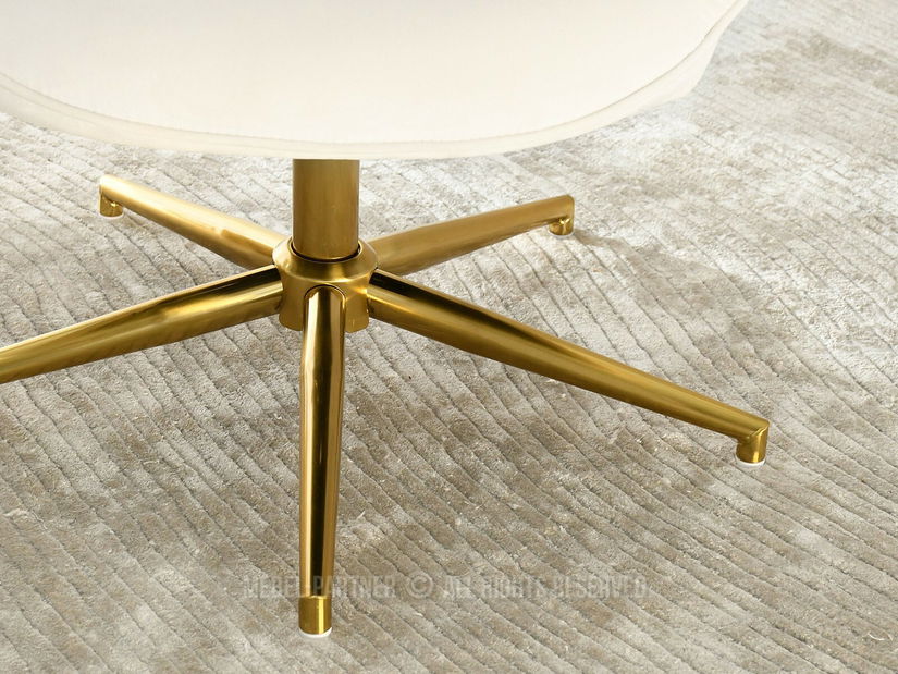 Fotoliu relax Merindana (crem + auriu)