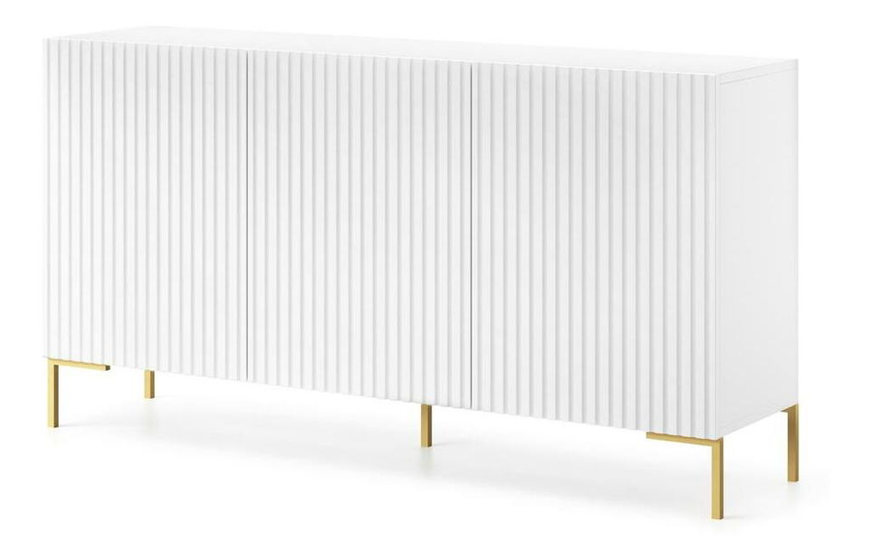 Dulap Lamellito L1 (alb + auriu)