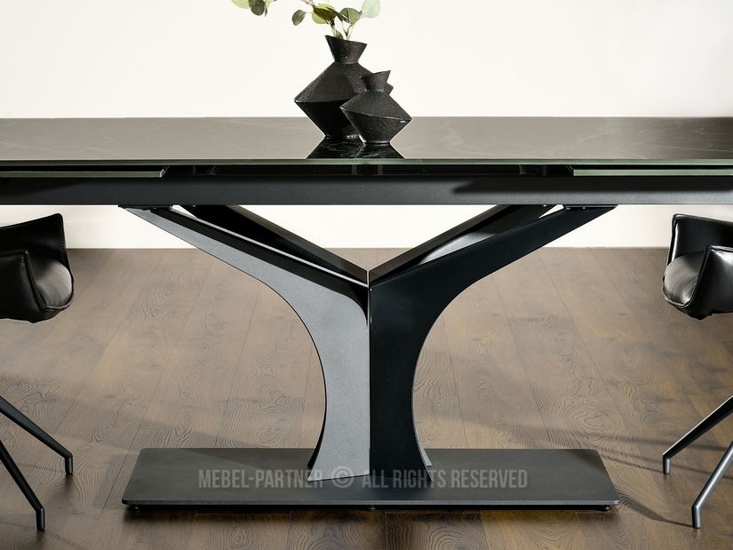 Masă sufragerie Entornaban (verde + negru)